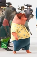 The Frantic pig's appearance in the movie's teaser trailer