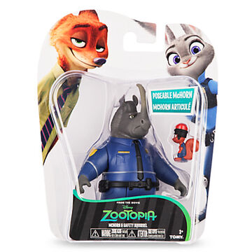 Zootopia Disney Personagens Mchorn & Esquilo Segurança