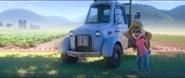 The Hopps family farm's truck