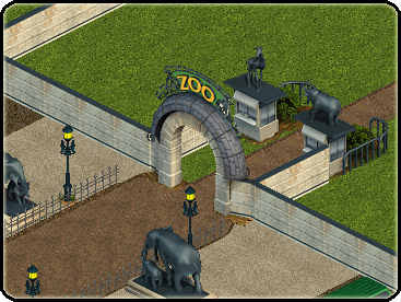 Zoo tycoon 2 exhibit idea  Zoo architecture, Zoo games, Zoo