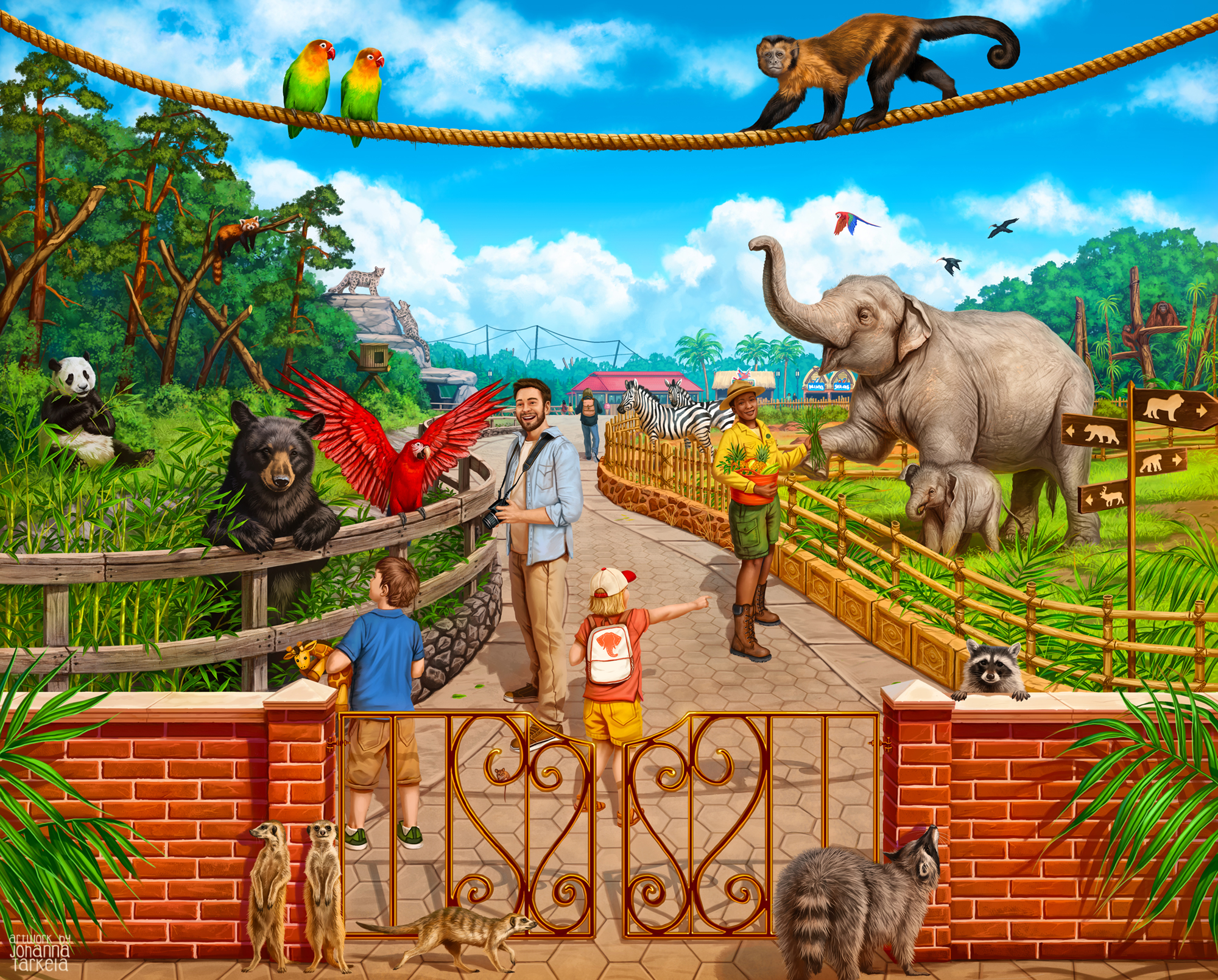 Zoo Tycoon: The Board Game, Board Game