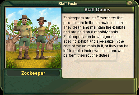 Zoo Tycoon 2: Zookeeper Edition