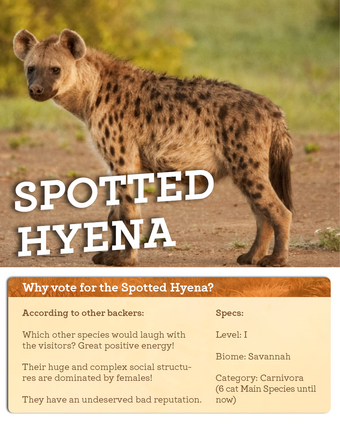 Spotted Hyena | Zoo Tycoon Wiki | Fandom