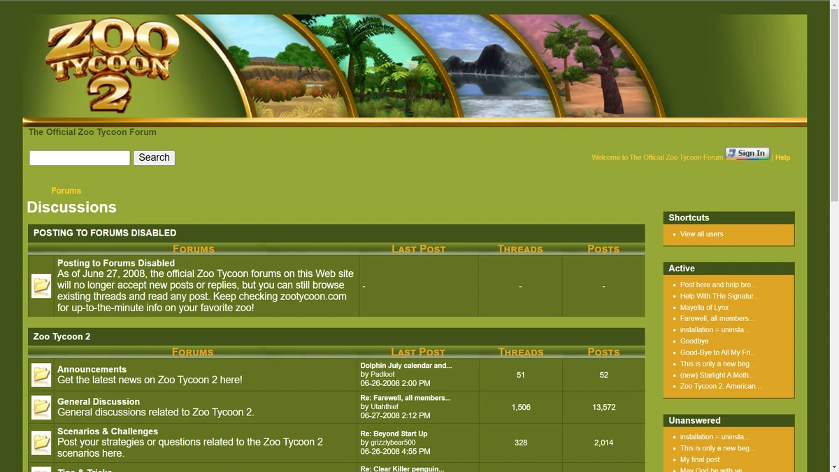Zoo Tycoon Official Forums | Zoo Tycoon Wiki | Fandom