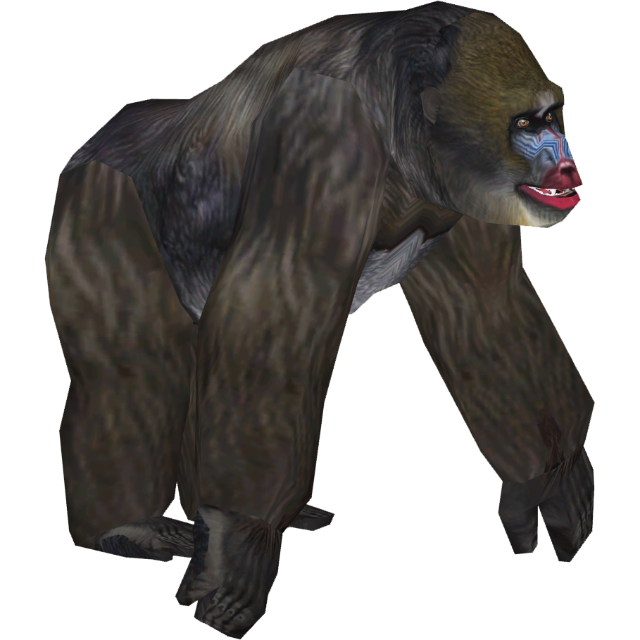 Giant Mandrill (The Restorers) | ZT2 Download Library Wiki