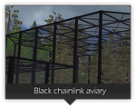 Black Chainlink Aviary (Zeta-Designs)