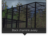 Black Chainlink Aviary (Zeta-Designs)