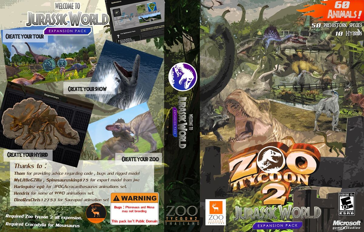 Welcome To Jurassic World (Zoo Tycoon 2 Thailand), ZT2 Download Library  Wiki