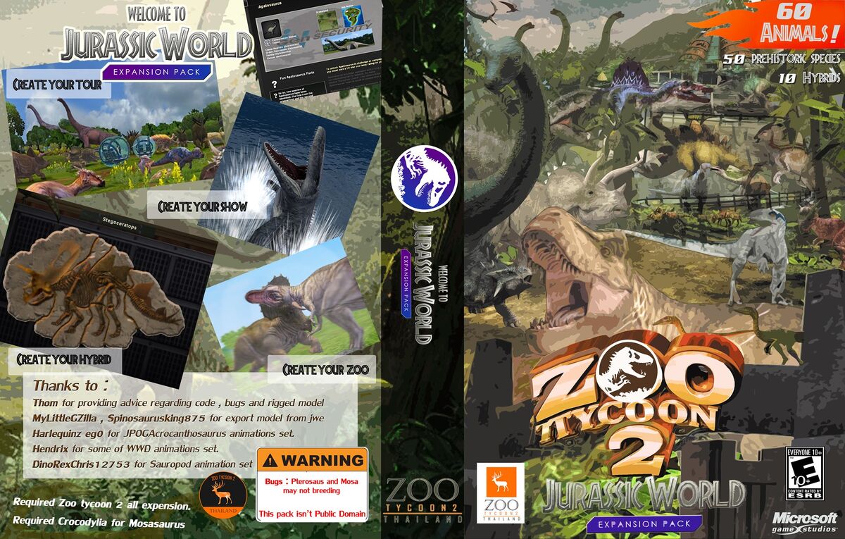 Zoo tycoon 2 dinosaur mods