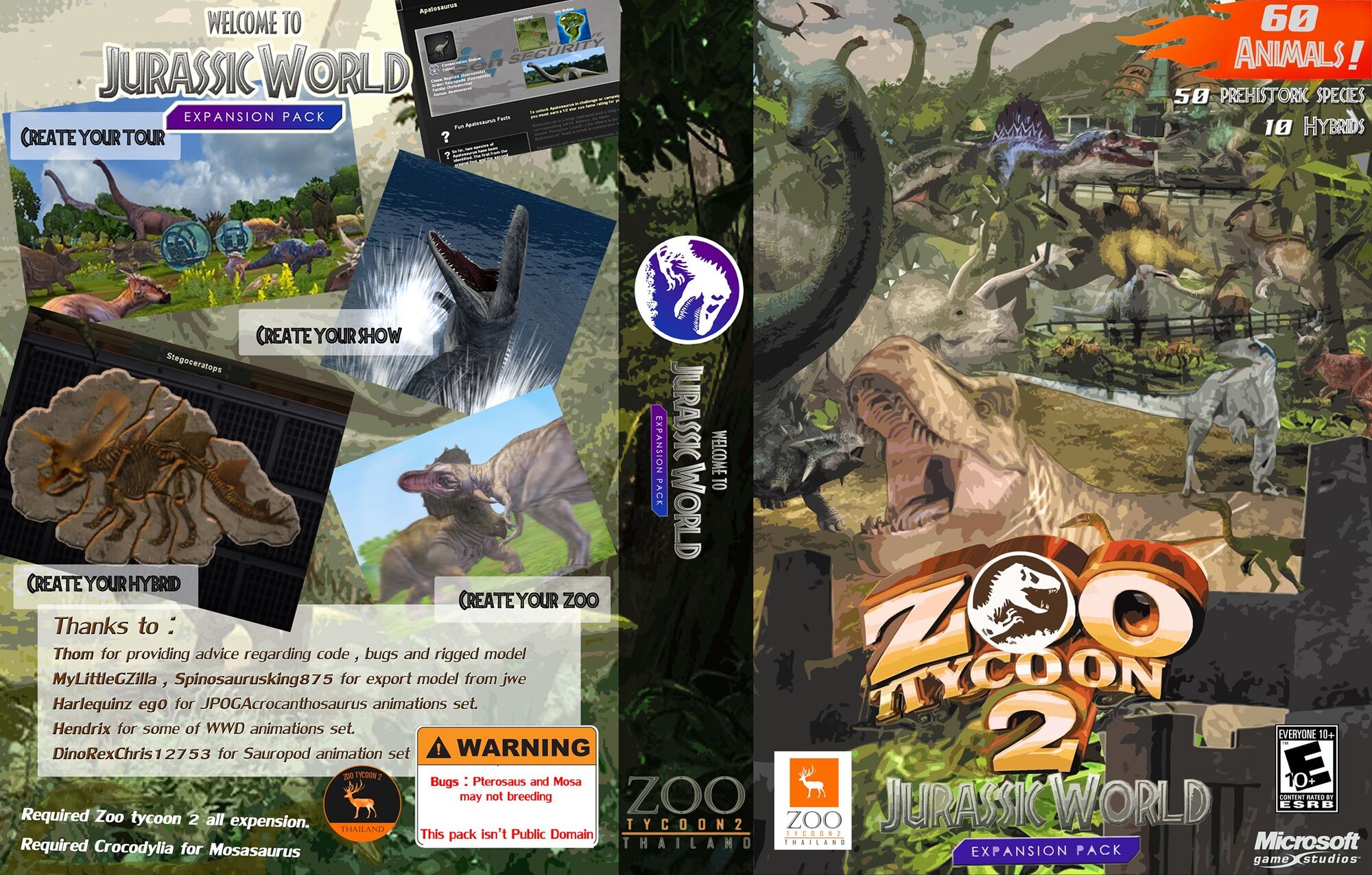 Welcome To Jurassic World Zoo Tycoon 2 Thailand Zt2 Download Library Wiki Fandom