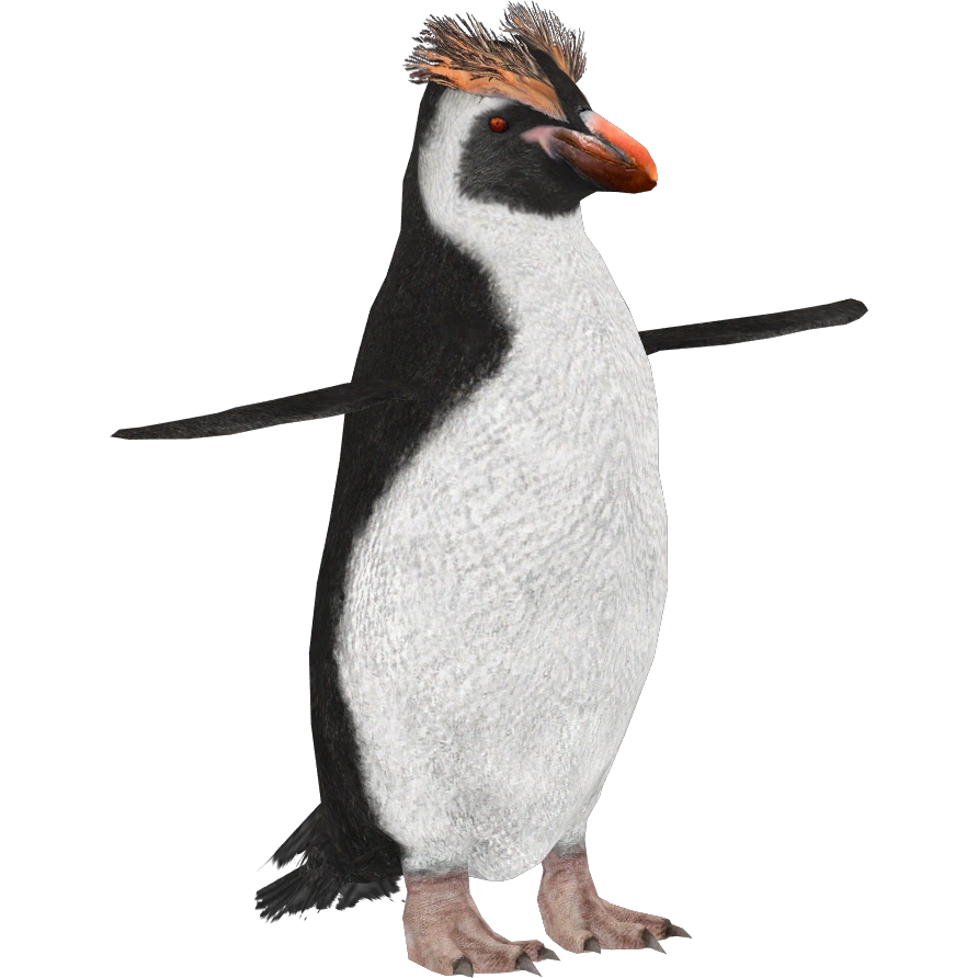 テネシー野郎2 原画penguin art2 Horcon's Crested Penguin (Demon Hunter) | ZT2 Download Library