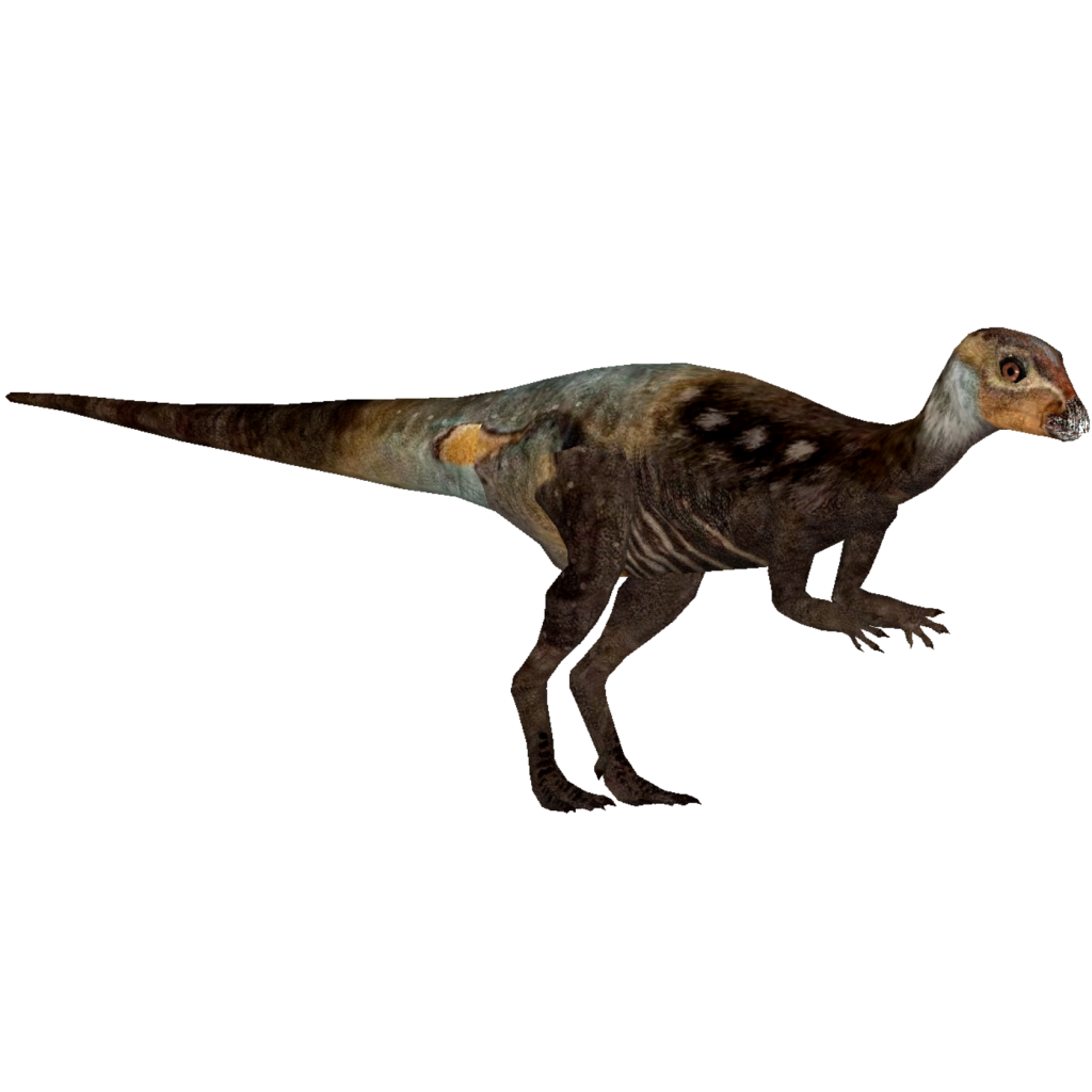 Hypsilophodon dinosaur running or jumping - 3D render Stock Photo - Alamy