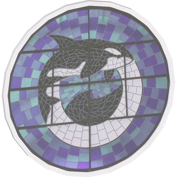 Stained Glass Killer Whale (ZetaDesigns) ZT2 Download Library Wiki