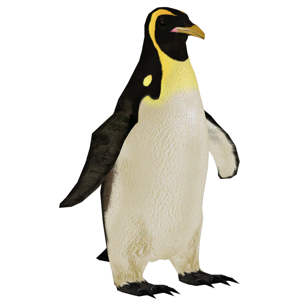 テネシー野郎2 原画penguin art2 Two Penguins Painting Original Bird Wall Art Animal Small