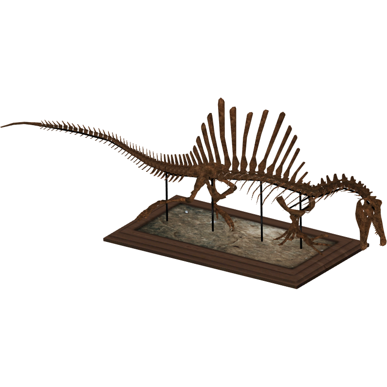 Esqueleto de dinossauro em AutoCAD, Baixar CAD (63.22 KB)