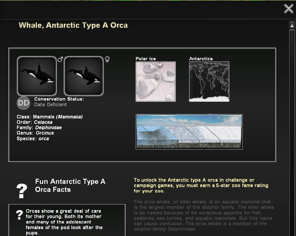 Orca (Aurora Designs) | ZT2 Download Library Wiki | Fandom