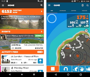 WHAT ARE THE LATEST ZWIFT GAME AND ZWIFT COMPANION APP VERSION visual data 5