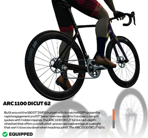 ARC1100 Dicut 62 Wheelset