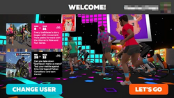 Zwift Welcome Screen
