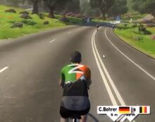 Sprint, KOM, and Lap Leader Jerseys in Zwift